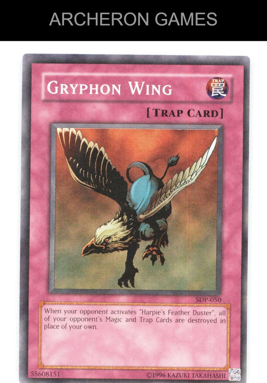 Gryphon Wing SR YUGIOH Card