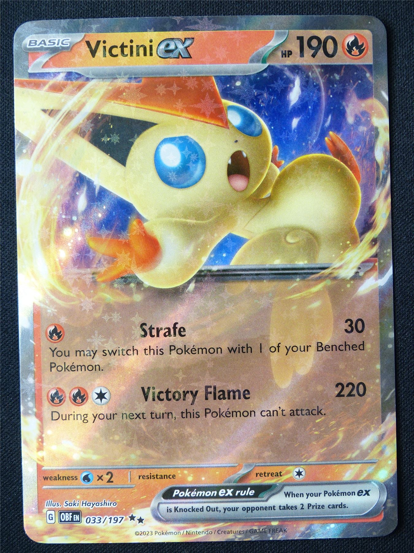 Victini EX 033/197 Holo - Pokemon Card #1EW