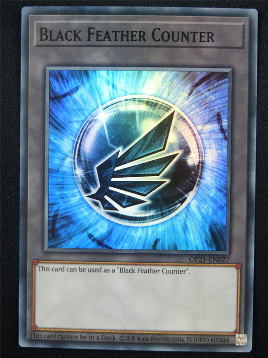 Black Feather Counter OP21 Super Rare - Yugioh Card #4IV