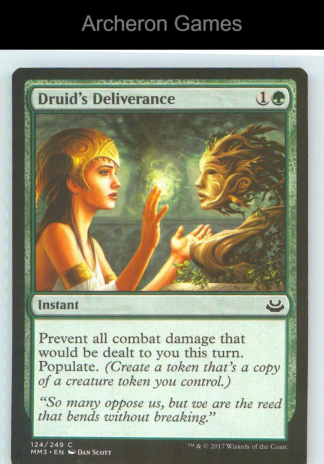 Druid's Deliverance MM3 124 C MTG Card NM/EX+