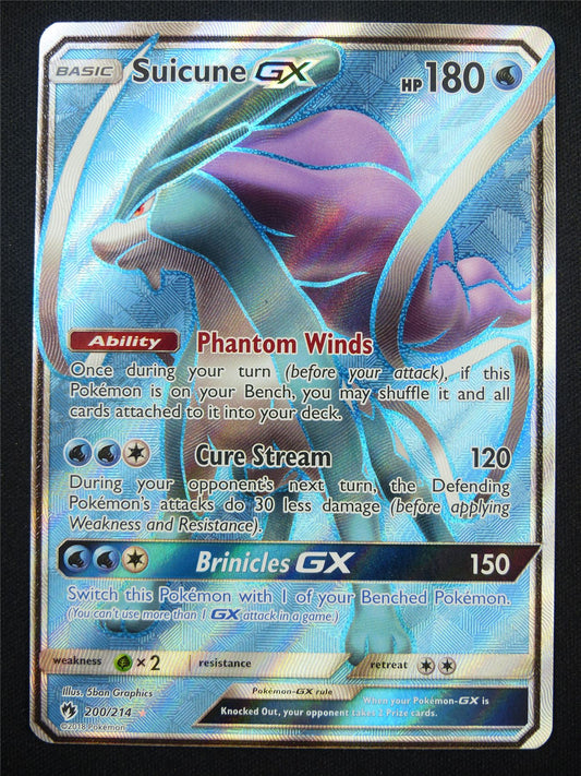 Suicune GX 200/214 Textured Holo - Pokemon Card #5OH