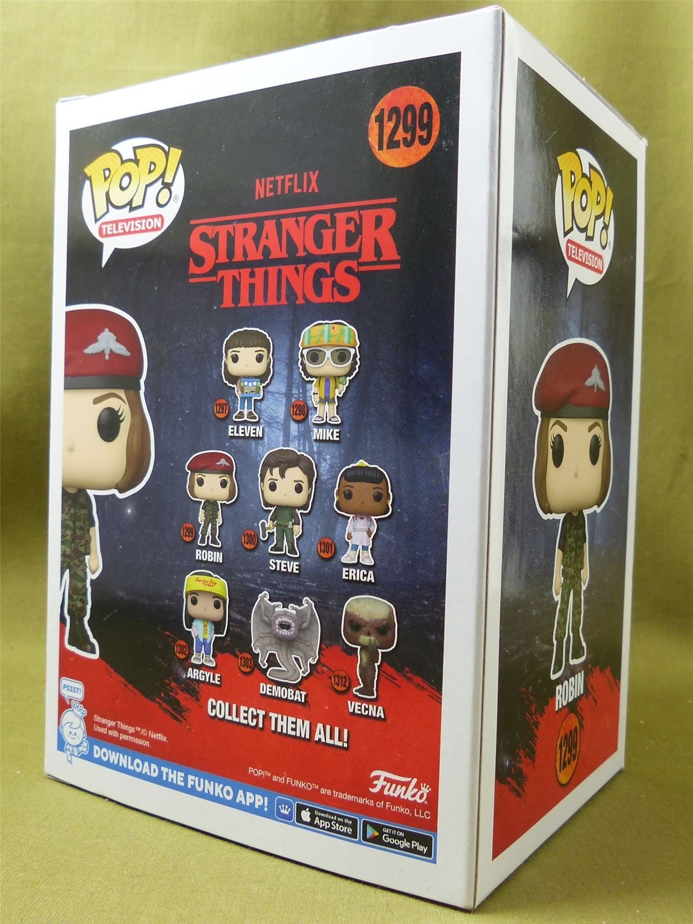 Robin 1299 - Stranger Things - Funko Pop! Figure #HD