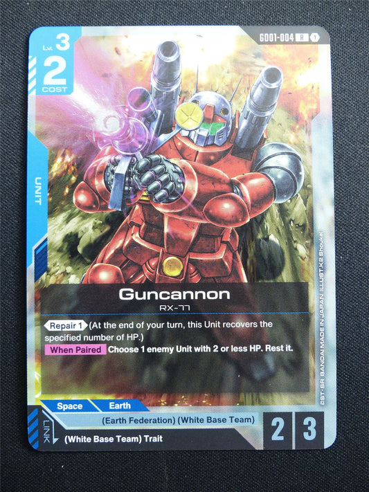 Guncannon GD01-004 R Foil - Gundam Card #3K0
