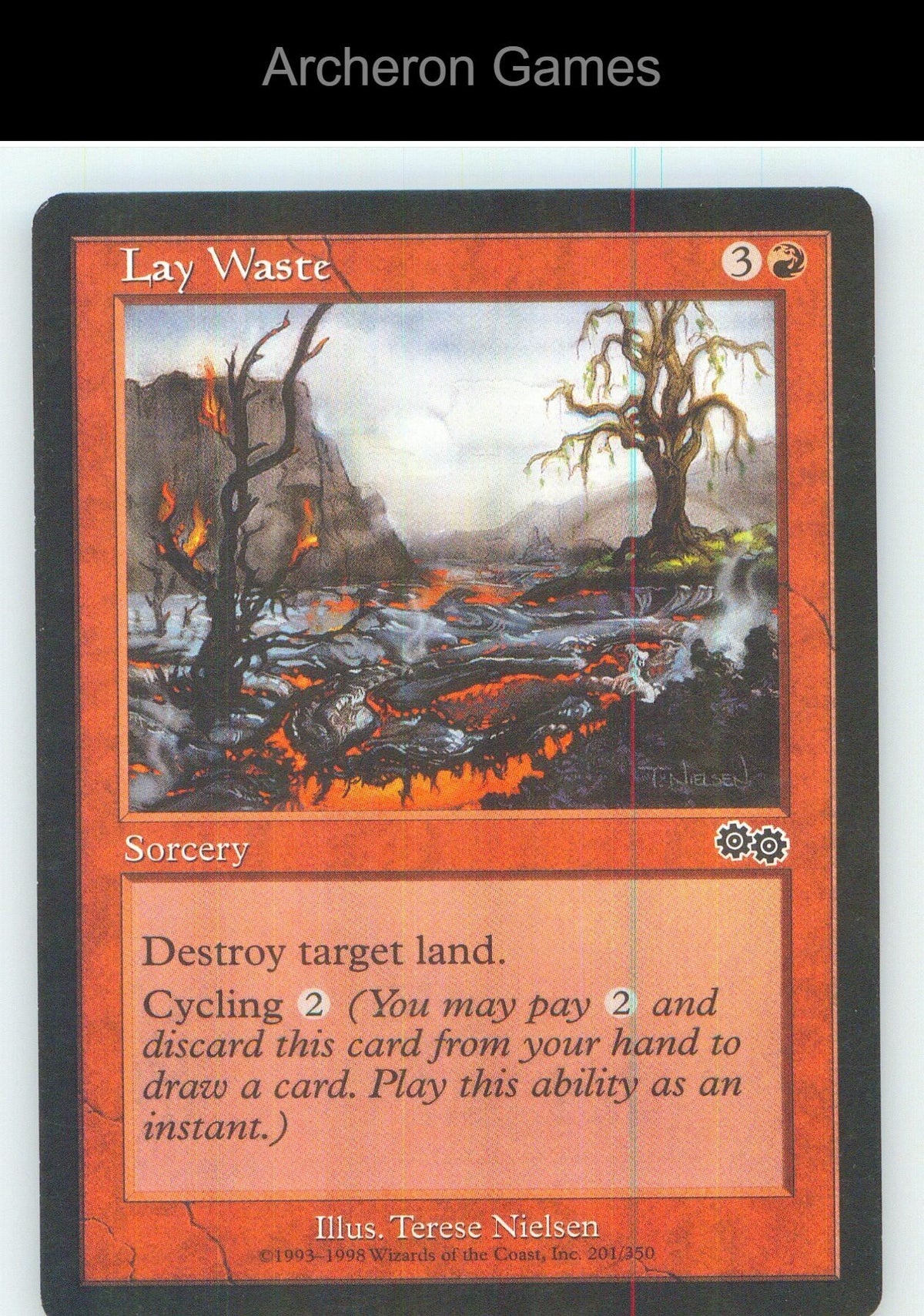 Lay Waste USG 201 C MTG Card NM/EX+