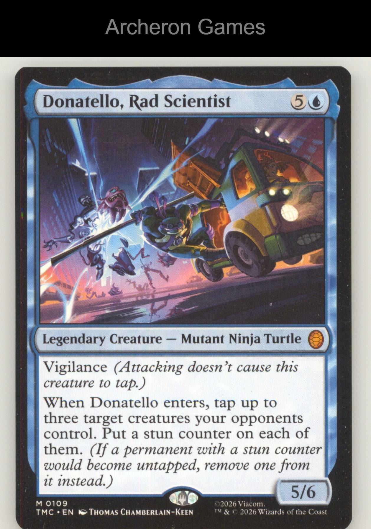 Donatello, Rad Scientist 109 MTG Card Commander: Teenage Mutant Ninja Turtles