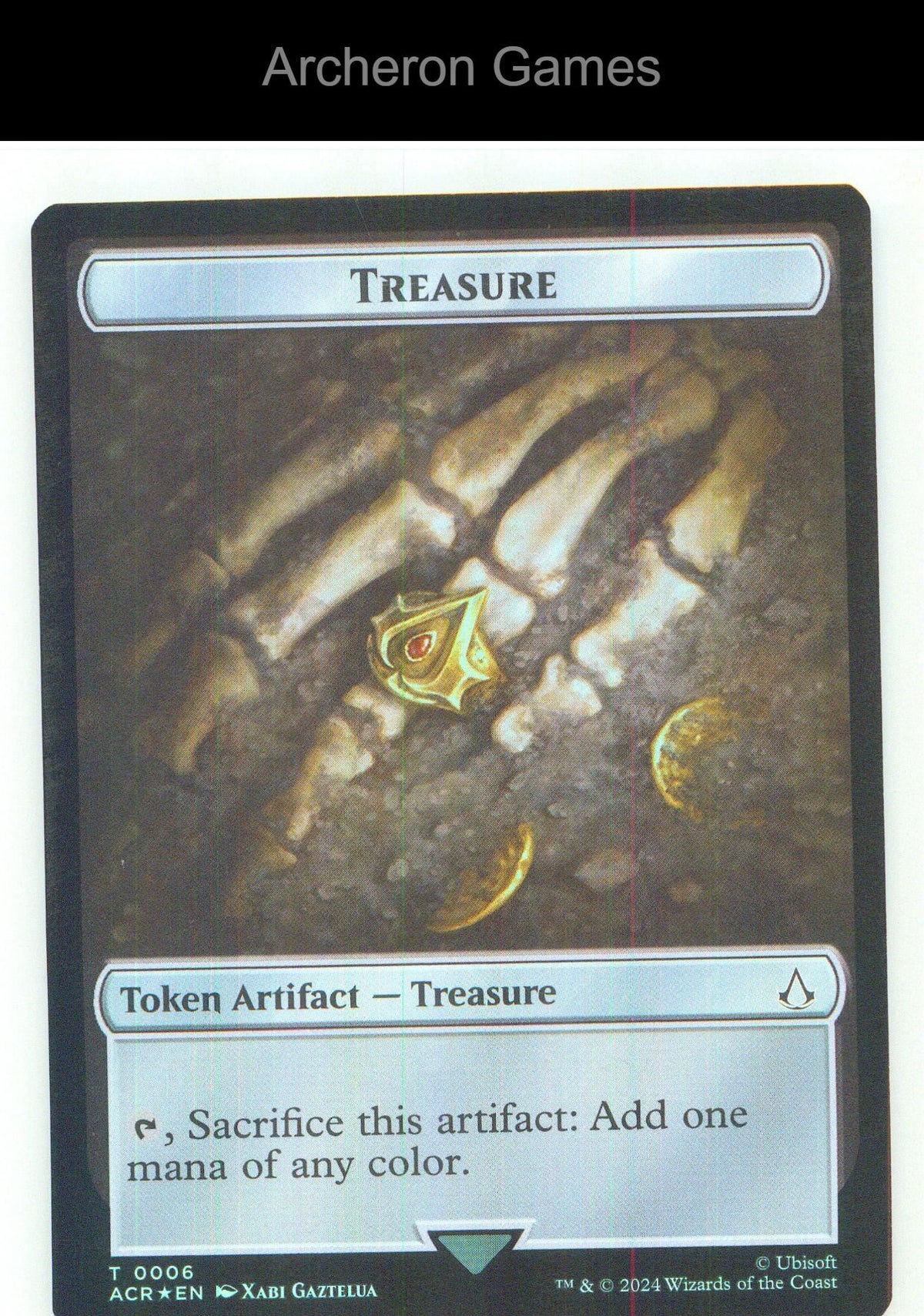 Treasure Token ACR 6 Token MTG Card NM/EX+