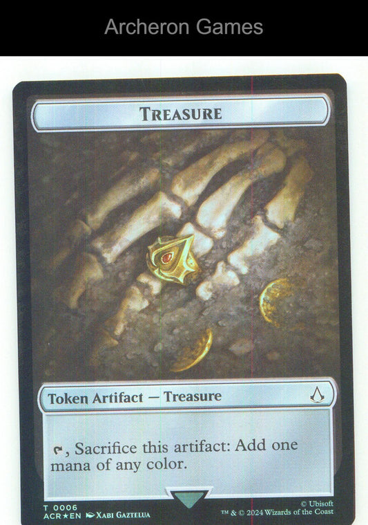 Treasure Token ACR 6 Token MTG Card NM/EX+