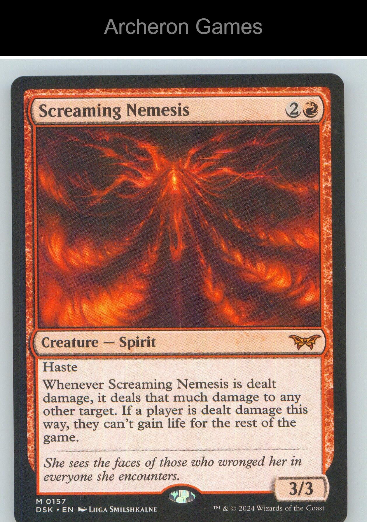 Screaming Nemesis DSK 157 Mythic MTG Card NM/EX+