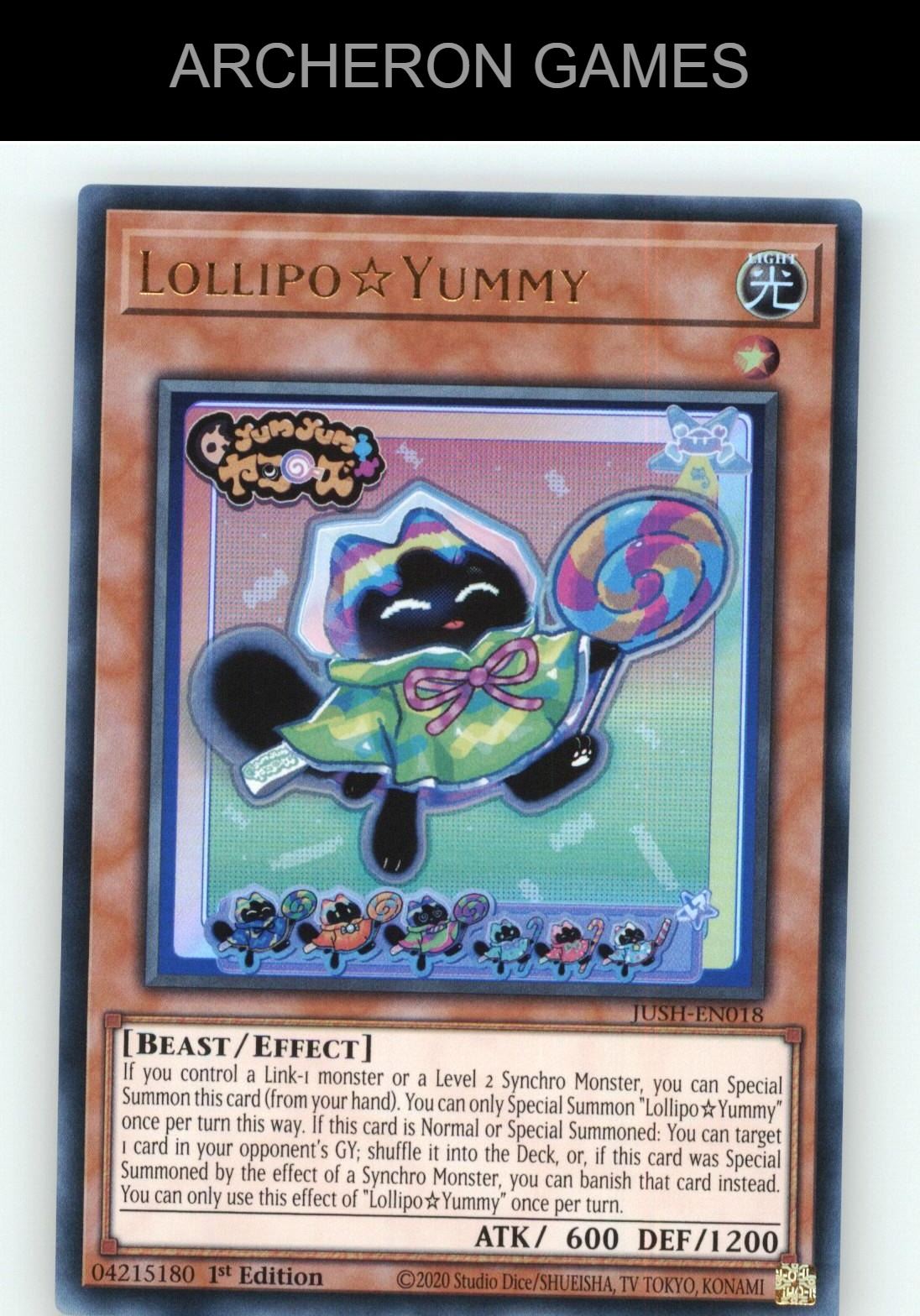 LollipoYummy Ultra Rare YUGIOH Card