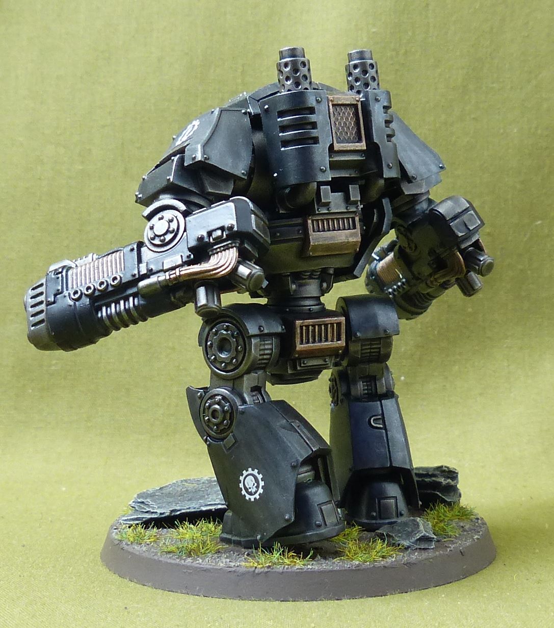 Contemptor Dreadnought painted - Imperial Fists - Warhammer Horus Heresy #7UZ