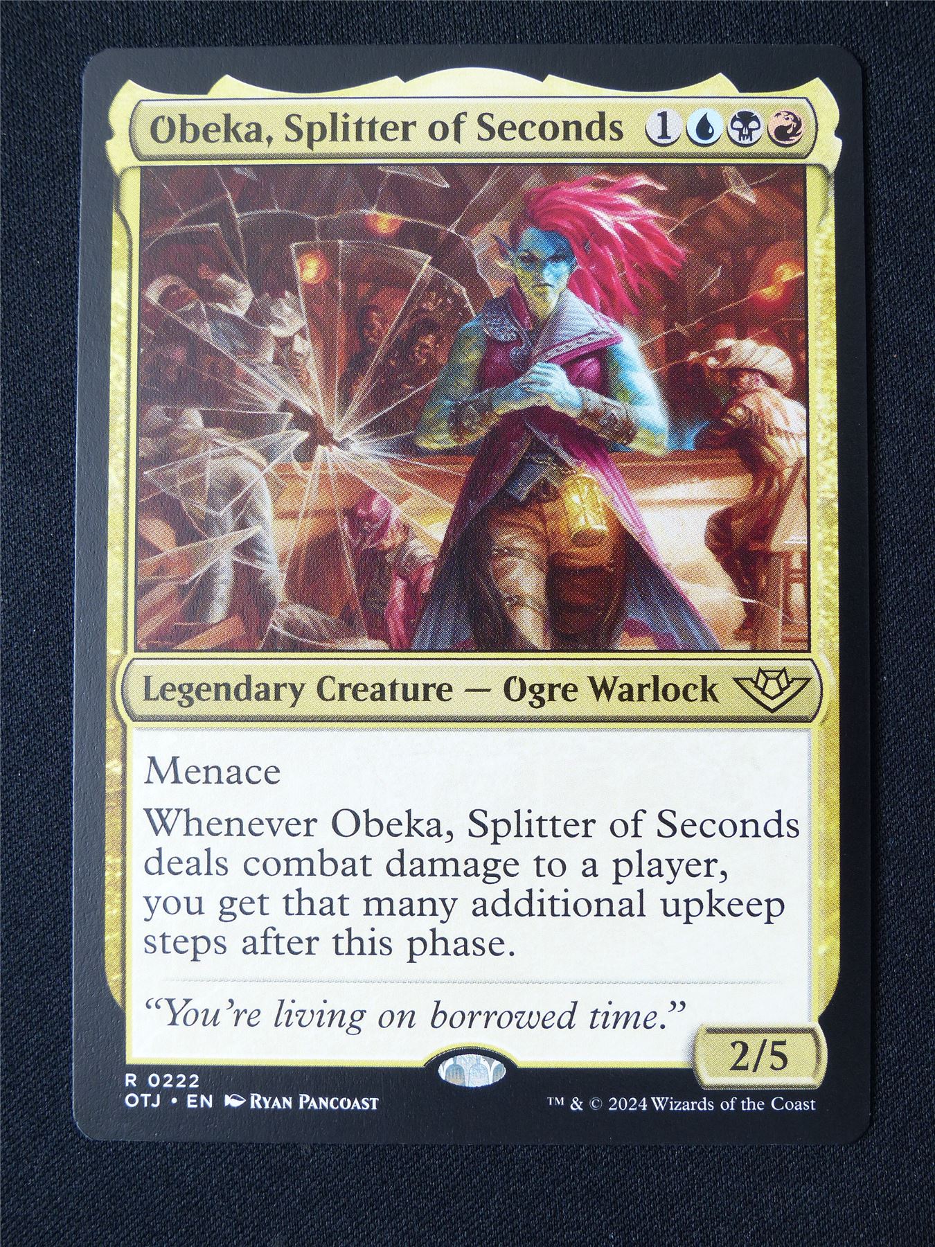 Obeka Splitter of Seconds - OTJ - Mtg Card #341