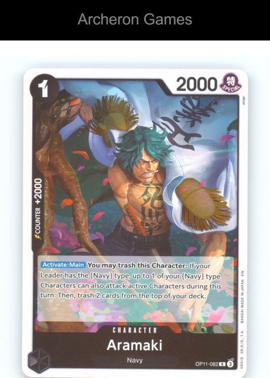 Aramaki OP11-082 R One Piece Card NM/EX+ Foil