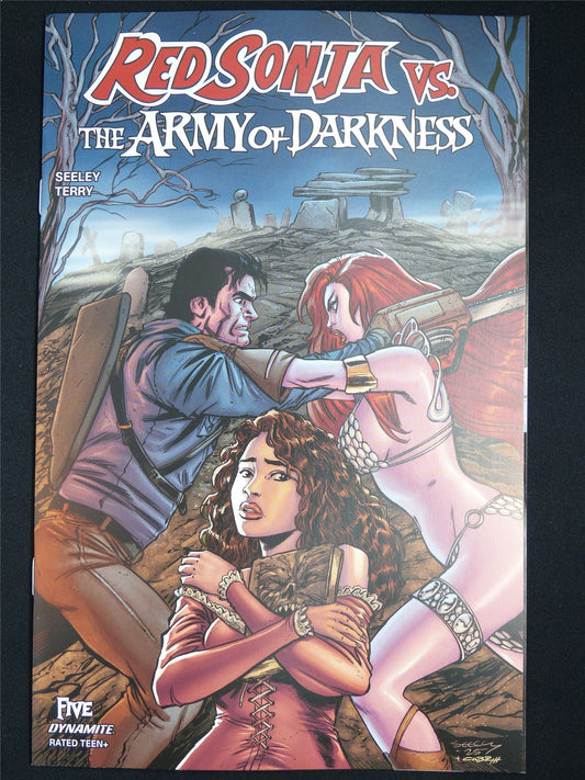 RED Sonja vs The Army of Darkness #5 Cvr B - Aug 2025 Dynamite Comic #3MI