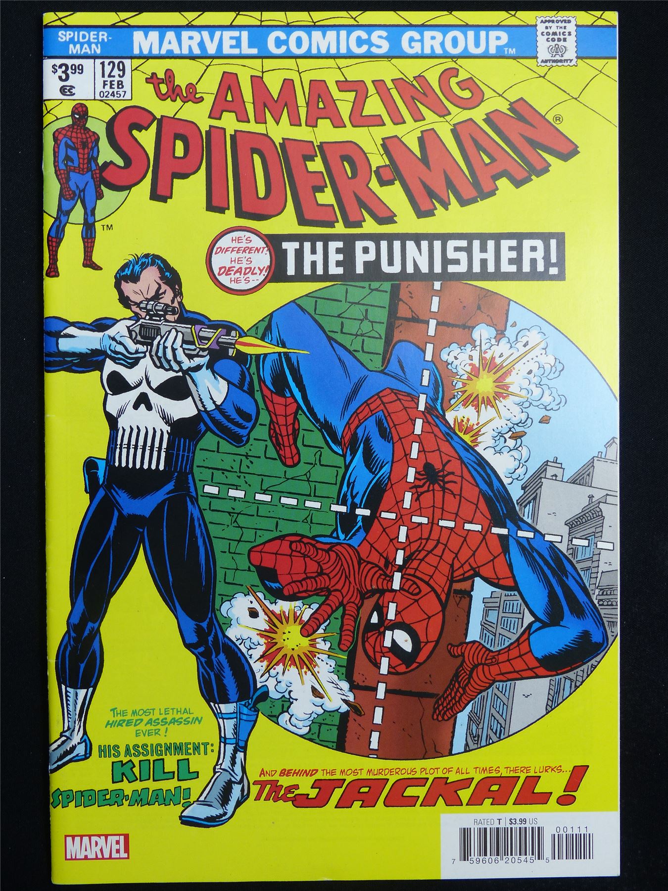 The Amazing SPIDER-MAN #129 Facsimile Edition - Marvel Comic #3OF