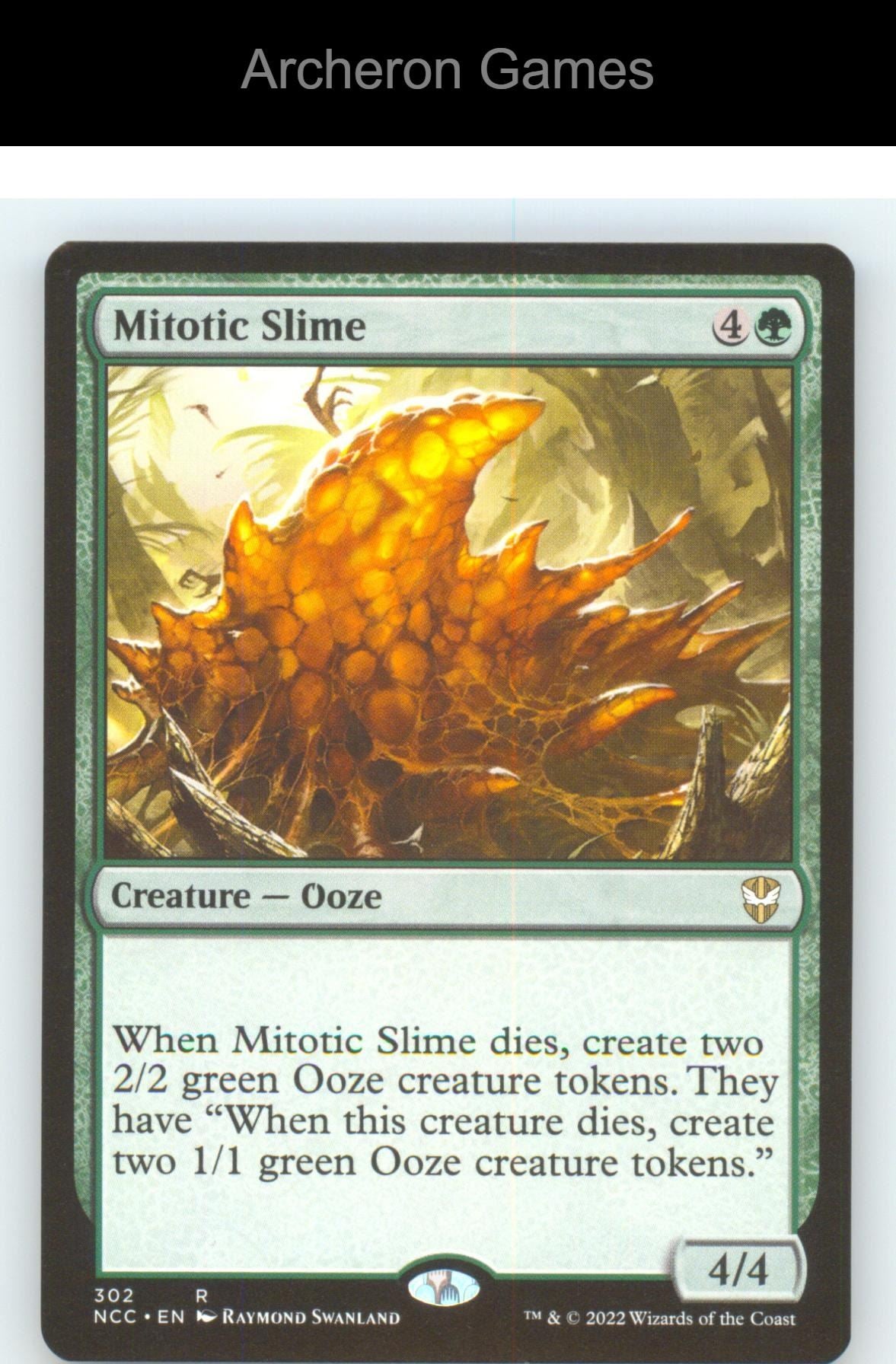 Mitotic Slime NCC 302 R MTG Card NM/EX+
