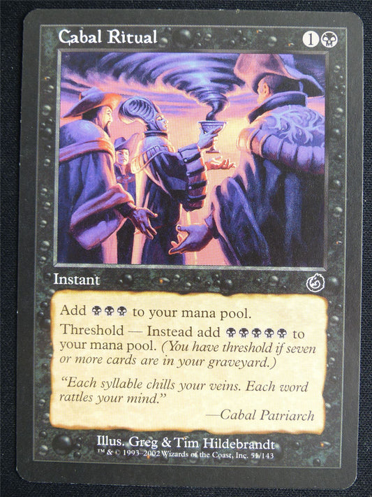 Cabal Ritual - TOR - Mtg Card #4NJ