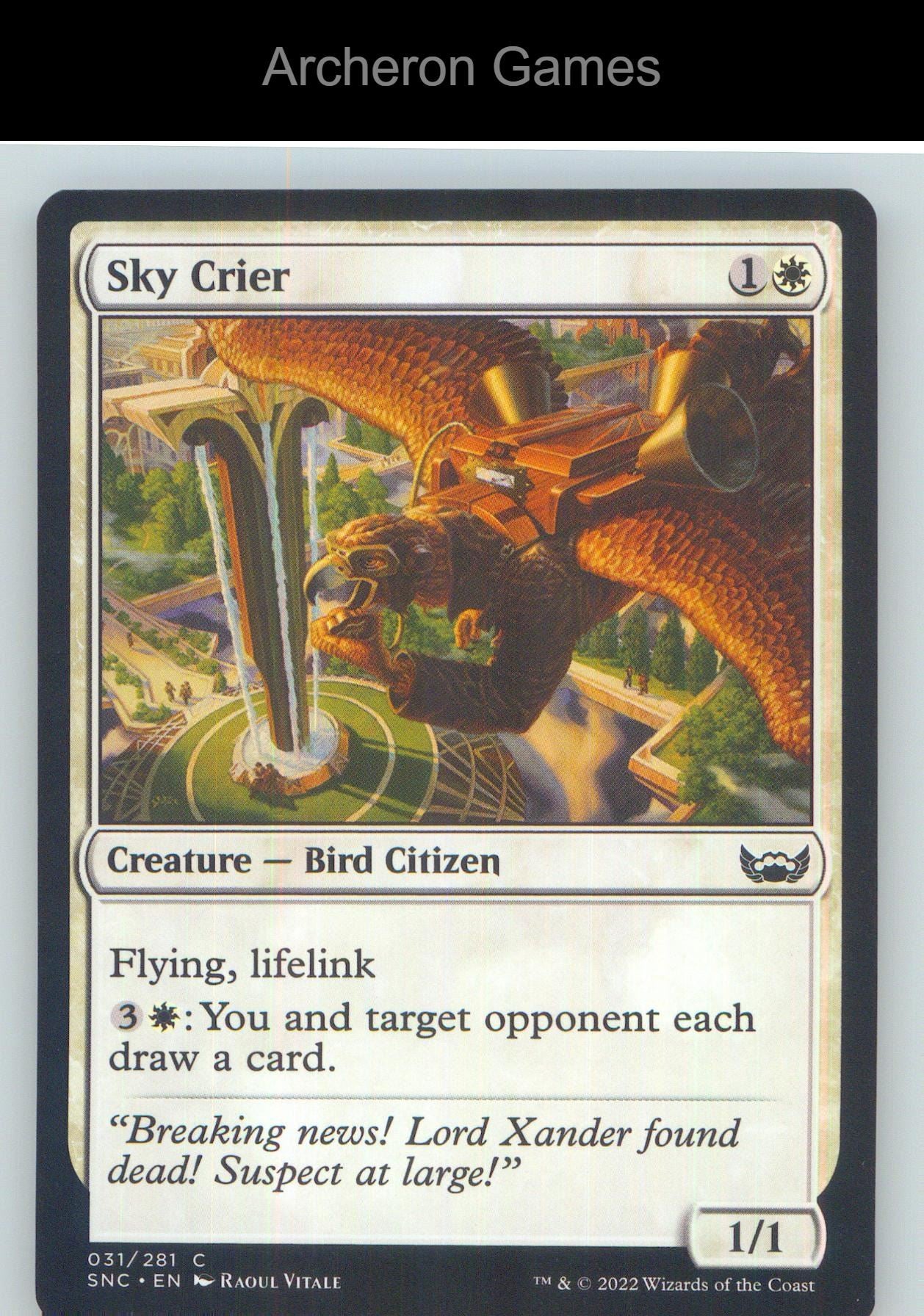 Sky Crier SNC 31 C MTG Card NM/EX+