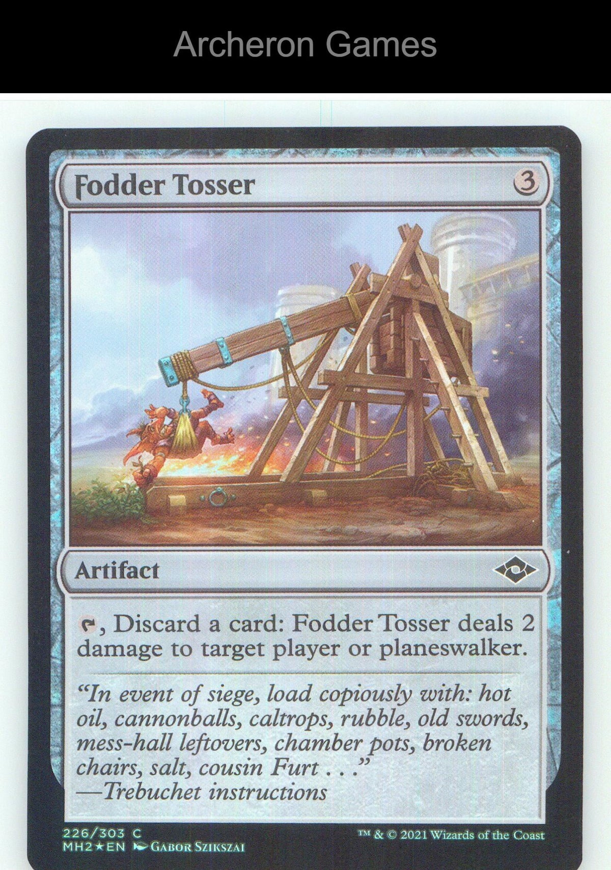 Fodder Tosser MH2 226 C MTG Card NM/EX+ Foil
