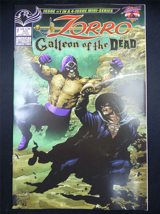 ZORRO Galleon of the Dead #1 - Nov 2023 Mythology Comic #P0