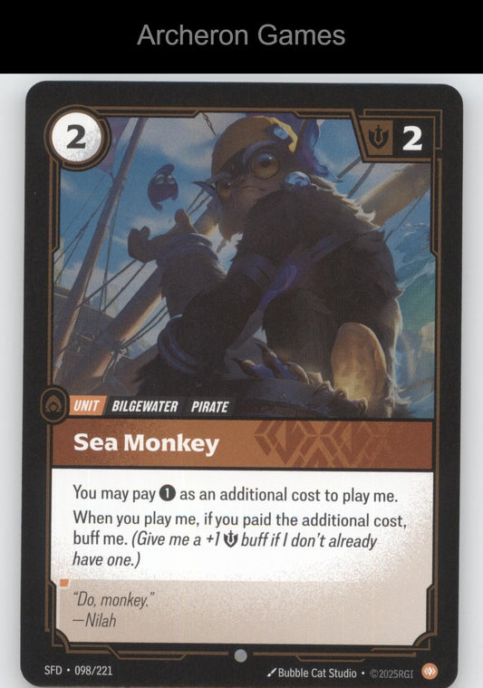 Sea Monkey SFD 098/221 C  Card Spiritforged