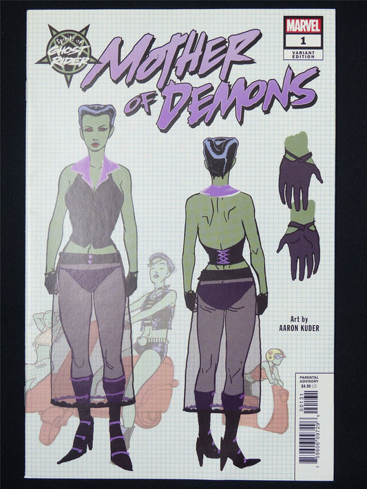 Spirits of GHOST Rider: Mother of Demons #1 Concept Variant - Marvel Comic #8DA