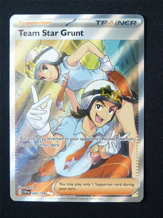 Team Star Grunt 242/198 Textured Holo - Pokemon Card #5V7