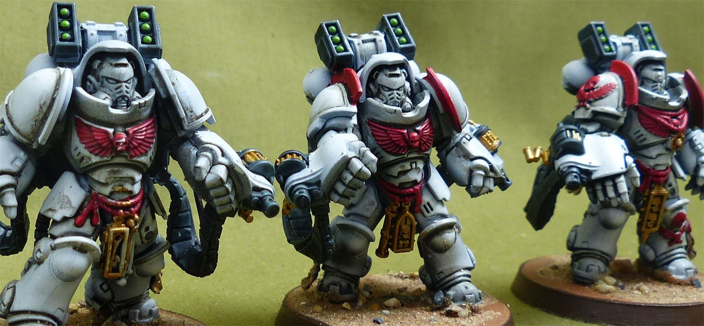 Aggressor Squad painted - White Scars - Warhammer 40K #4PS