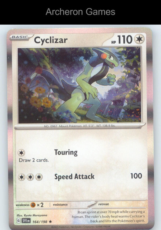 Pokemon Card Cyclizar SVI 164/198 R Scarlet & Violet Holo