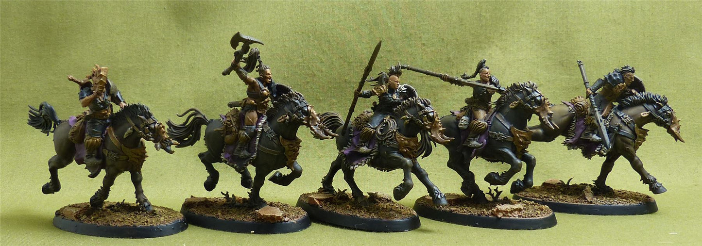 Darkoath Fellriders painted - Slaves to Darkness - Warhammer AoS #17D