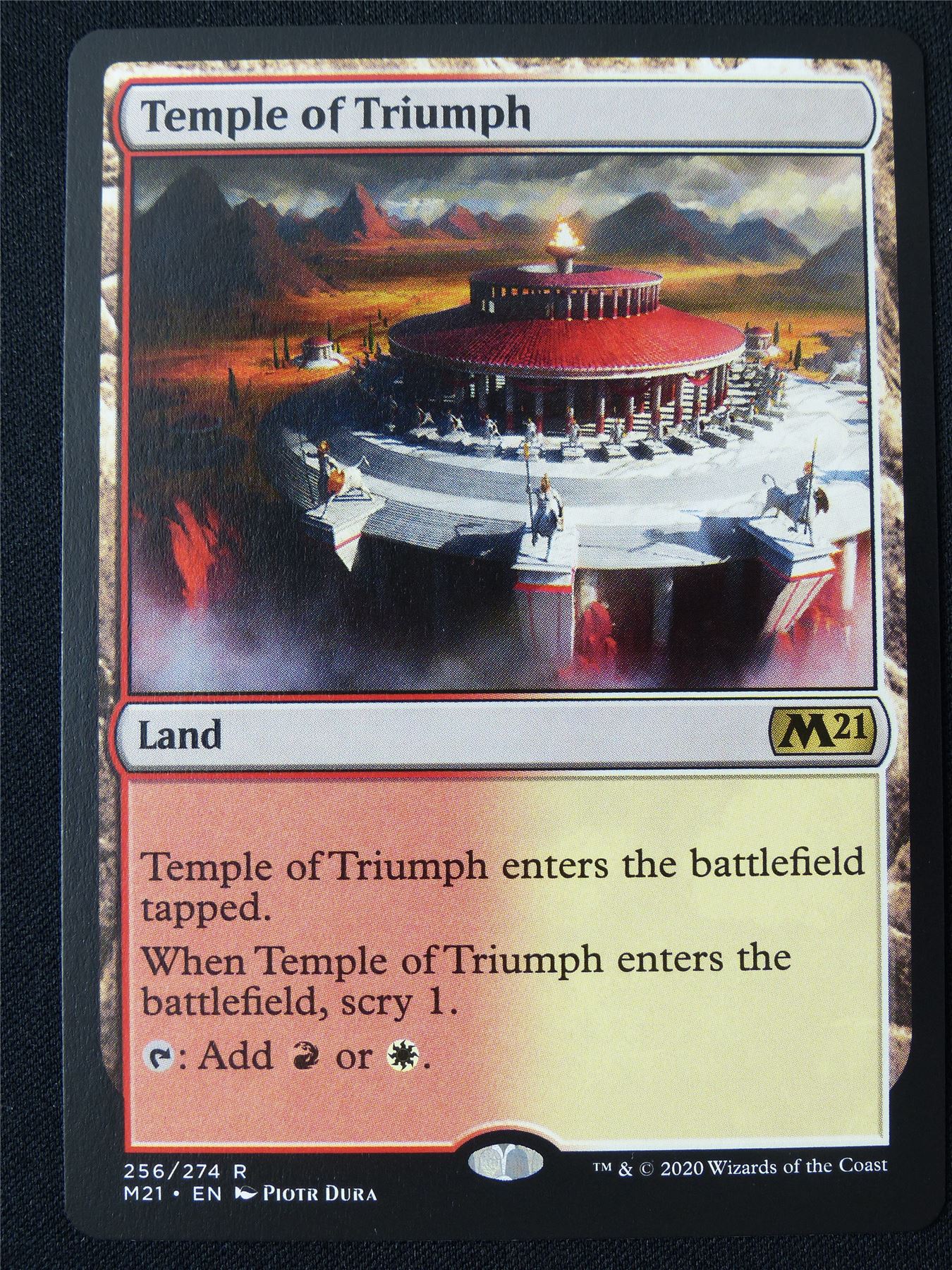 Temple of Triumph - M21 - Mtg Card #29I