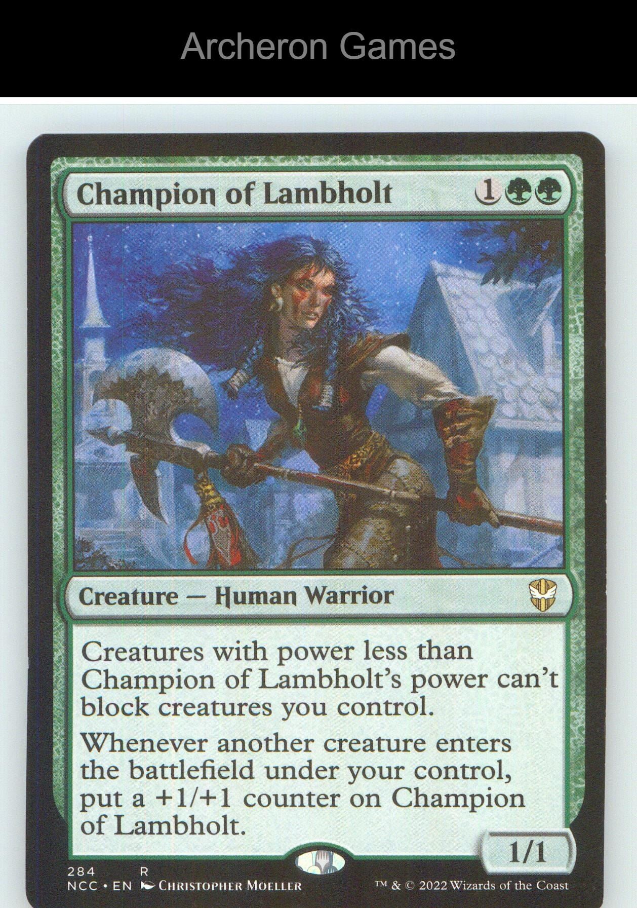 Champion of Lambholt NCC 284 R MTG Card NM/EX+