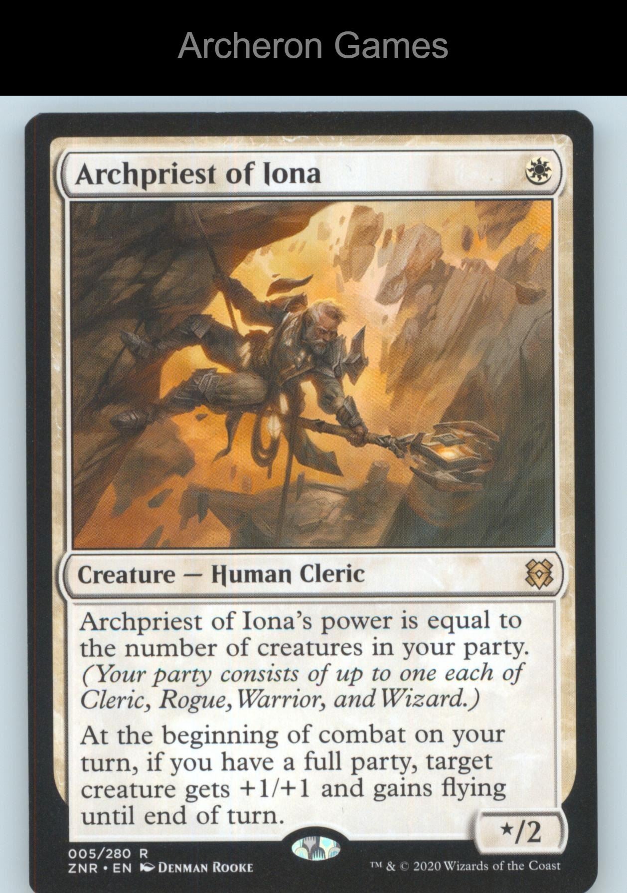 Archpriest of Iona 5 R MTG Card Zendikar Rising