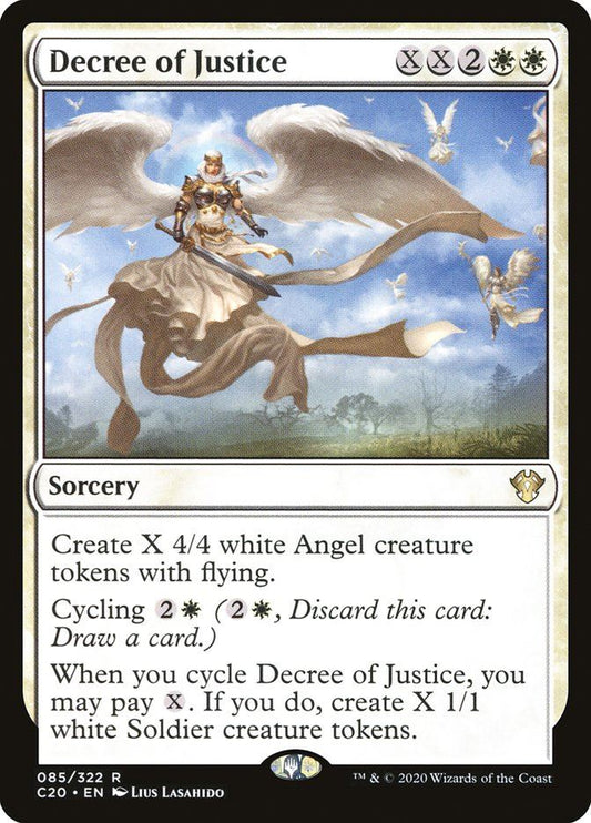 Mtg: C20 : Decree of Justice -  - NM