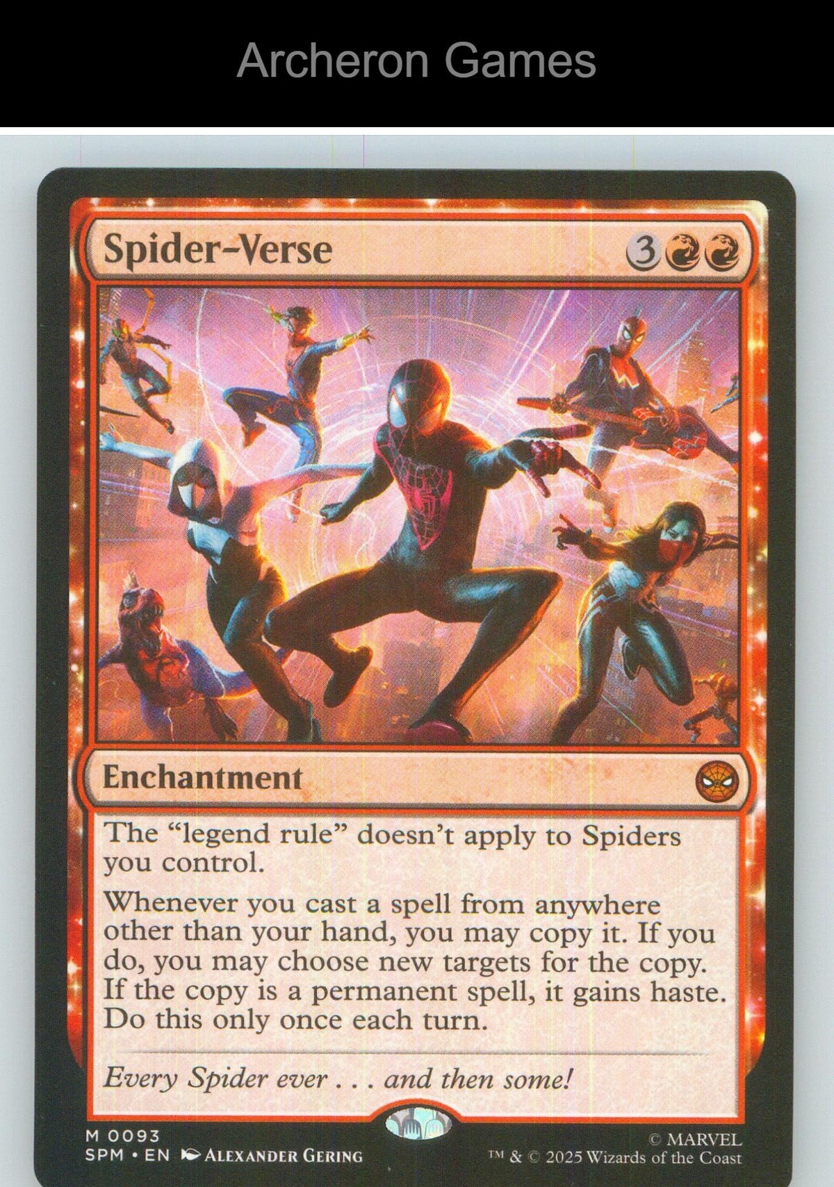 Spider-Verse SPM 93 Mythic MTG Card NM/EX+
