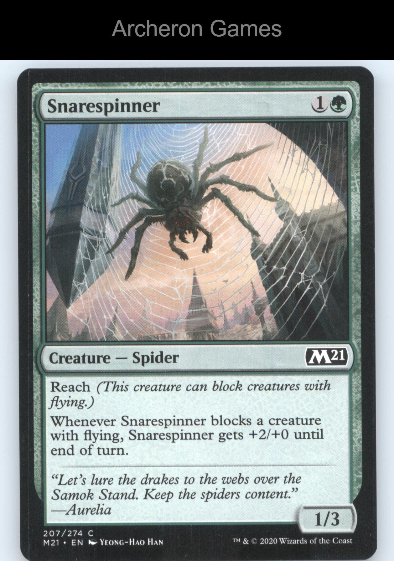 Snarespinner 207 C MTG Card Core Set 2021