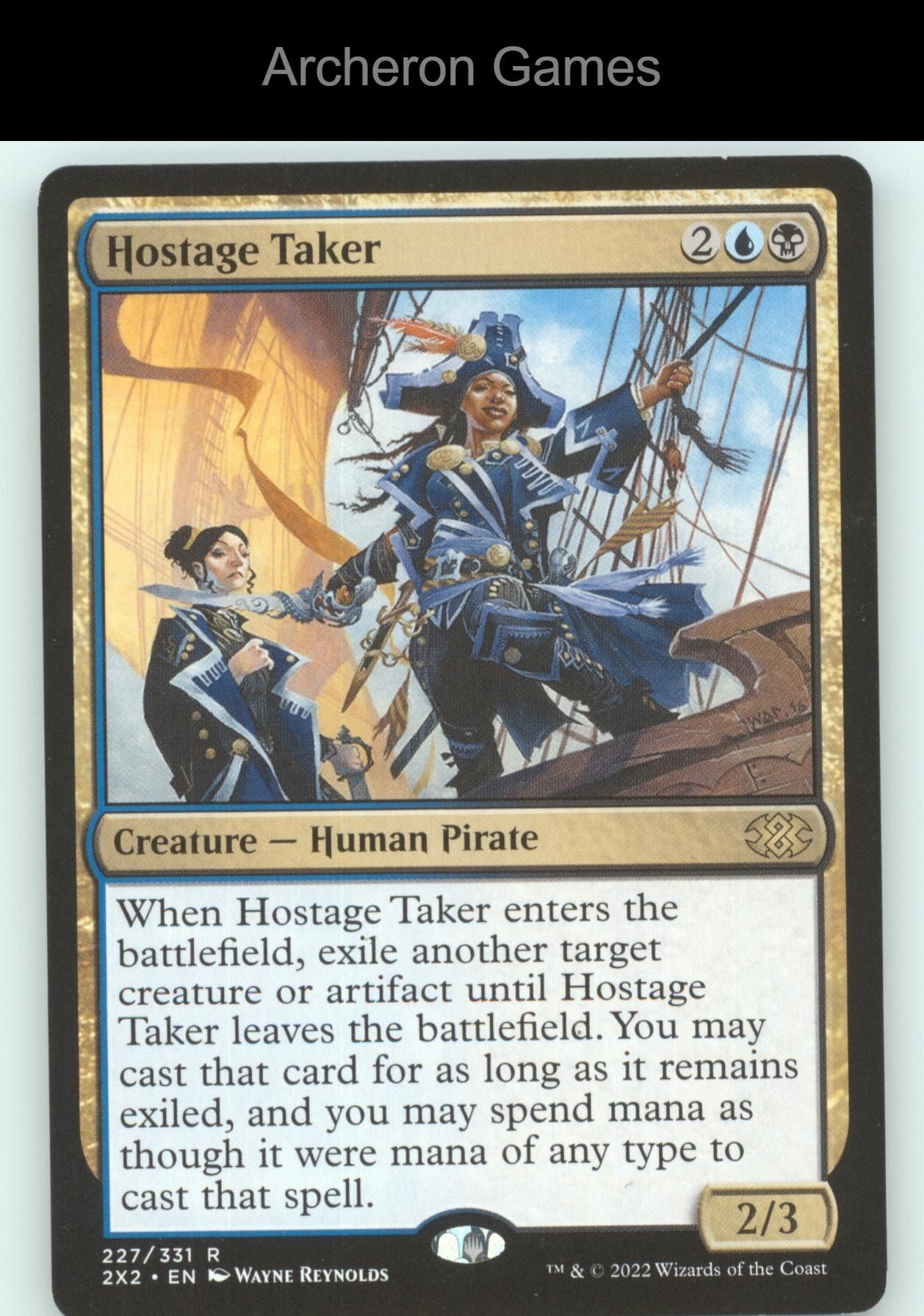 Hostage Taker 227 R MTG Card Double Masters 2022