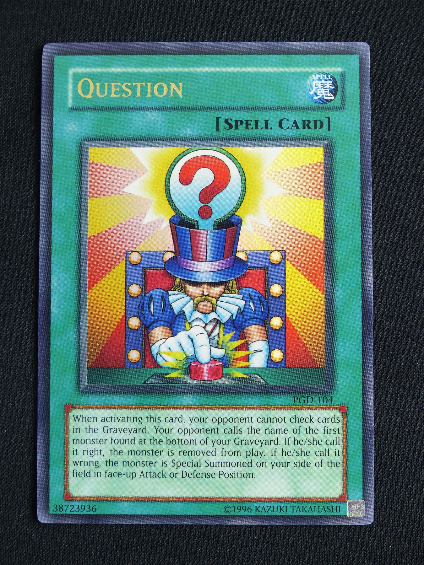 Question PGD Ultra Rare - Yugioh Card #5G4
