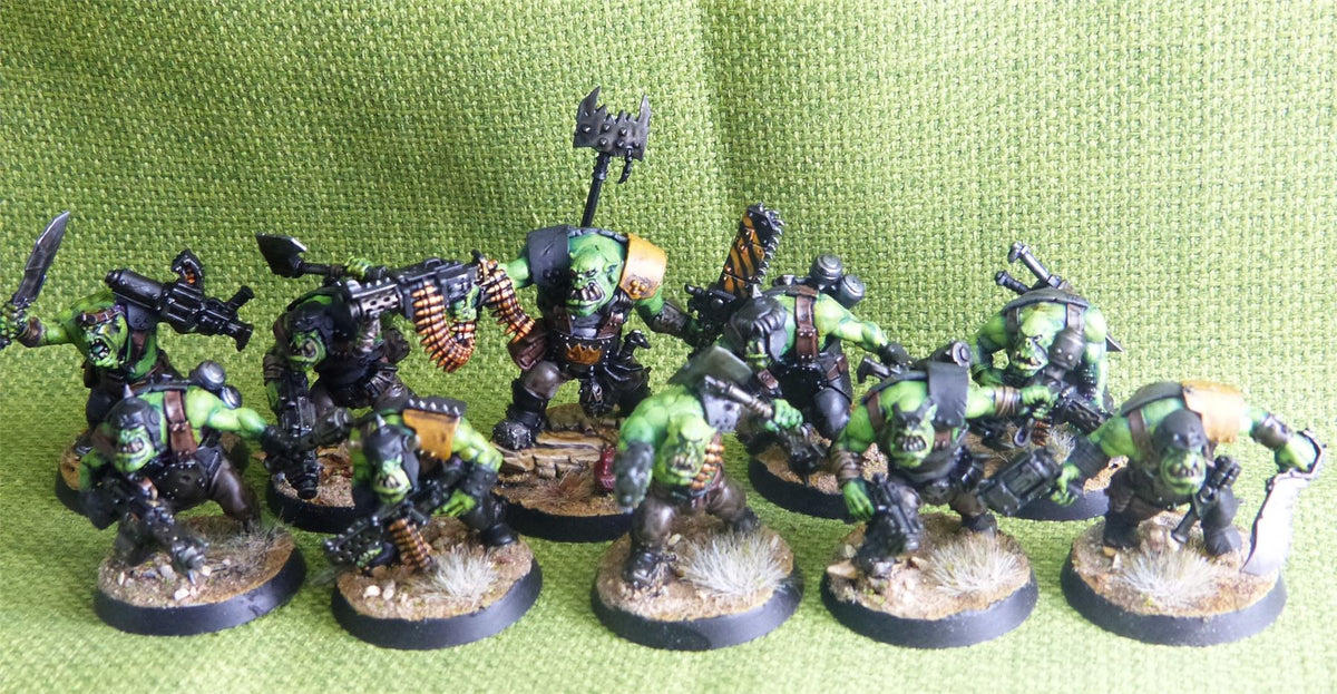 40K Ork Boyz - Shoota Boyz Painted - Warhammer AoS 40k #BE