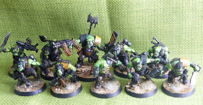 40K Ork Boyz - Shoota Boyz Painted - Warhammer AoS 40k #BE