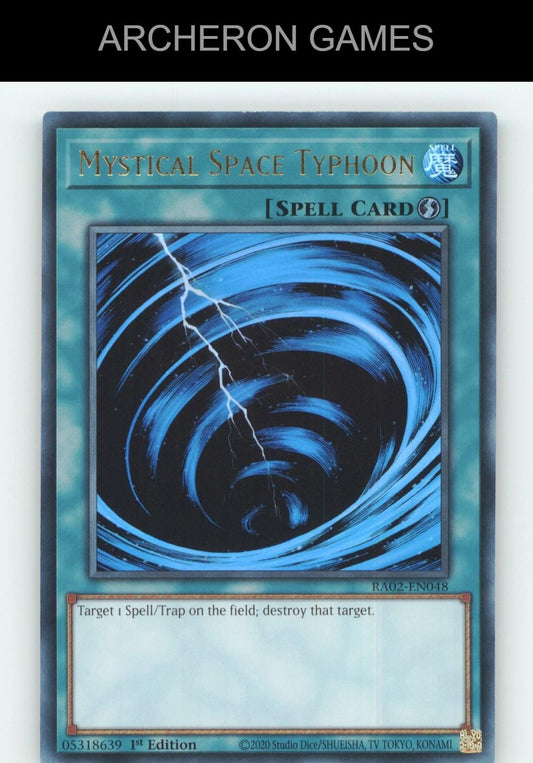 Mystical Space Typhoon (PUR) Ultra Rare YUGIOH Card