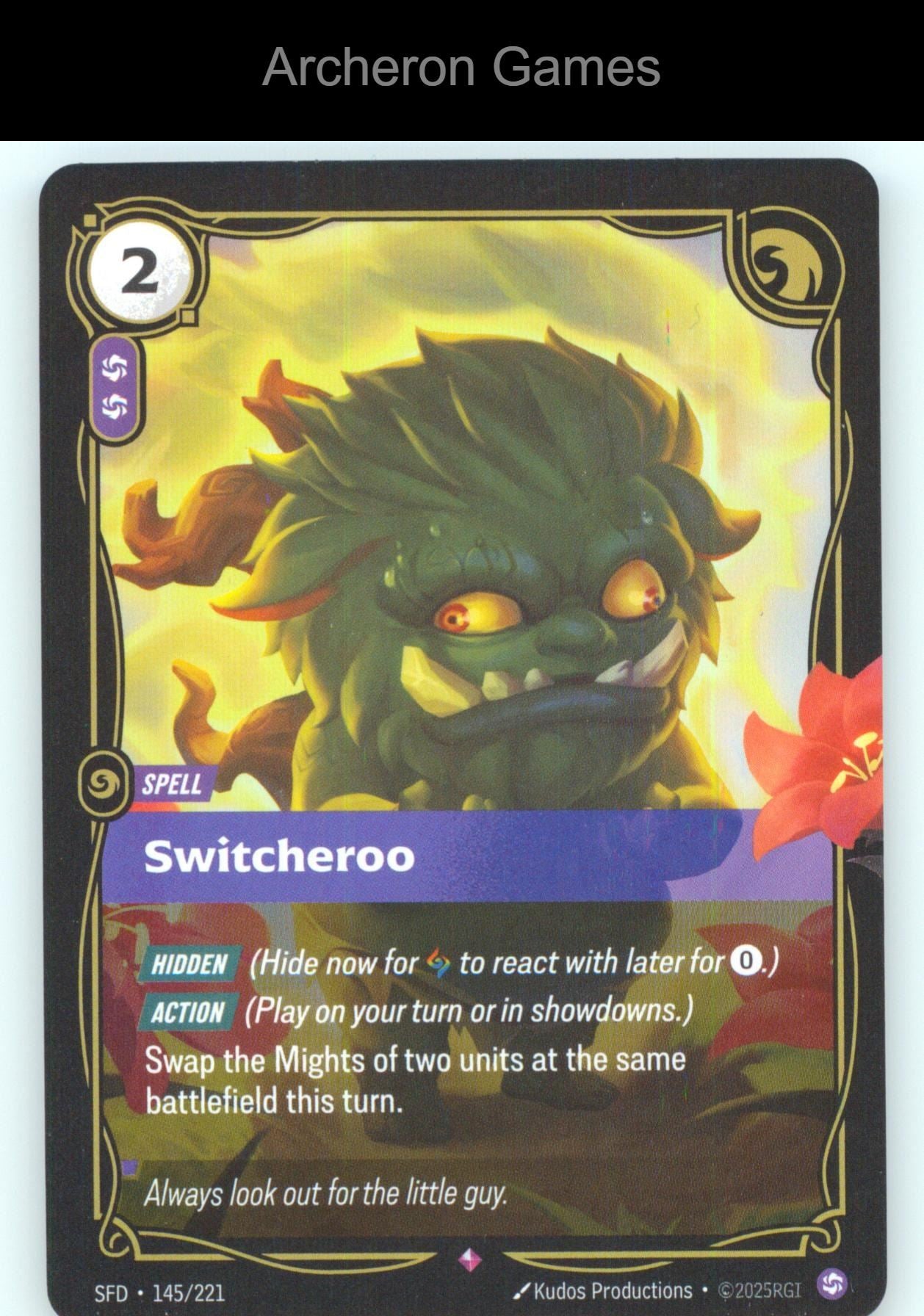 Switcheroo SFD 145/221 R  Card Spiritforged