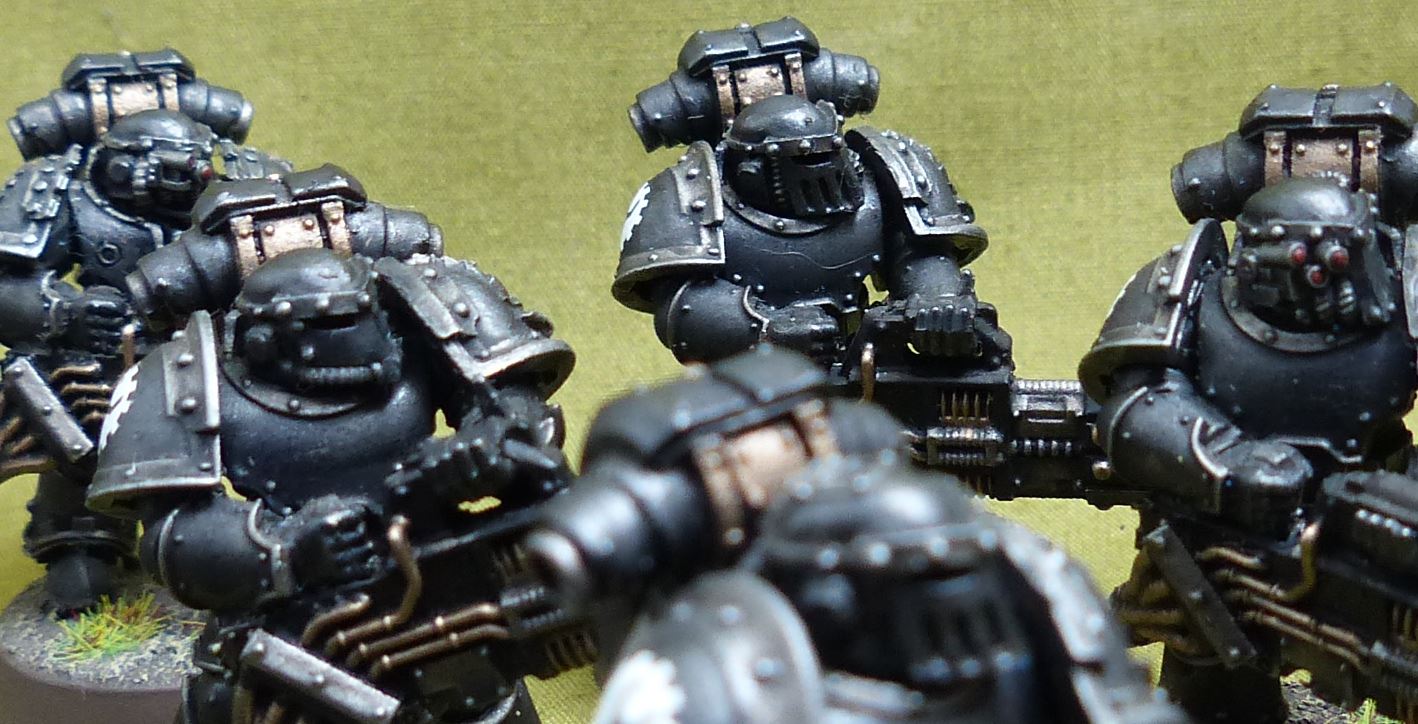 MKIII Tactical Squad set of 10 painted - Iron Hands - Warhammer Horus Heresy #2QG