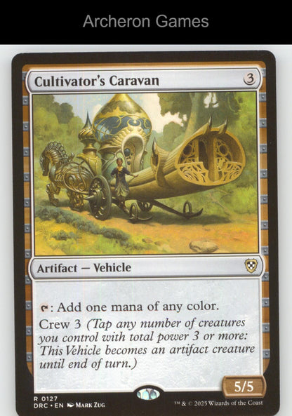 Cultivator's Caravan 127 R MTG Card Commander: Aetherdrift