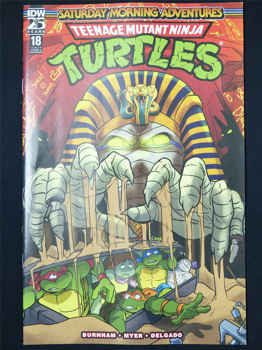 TEENAGE Mutant Ninja Turtles Saturday Morning Adventures #18 - B&B Oct 2024 IDW Comic #3DF