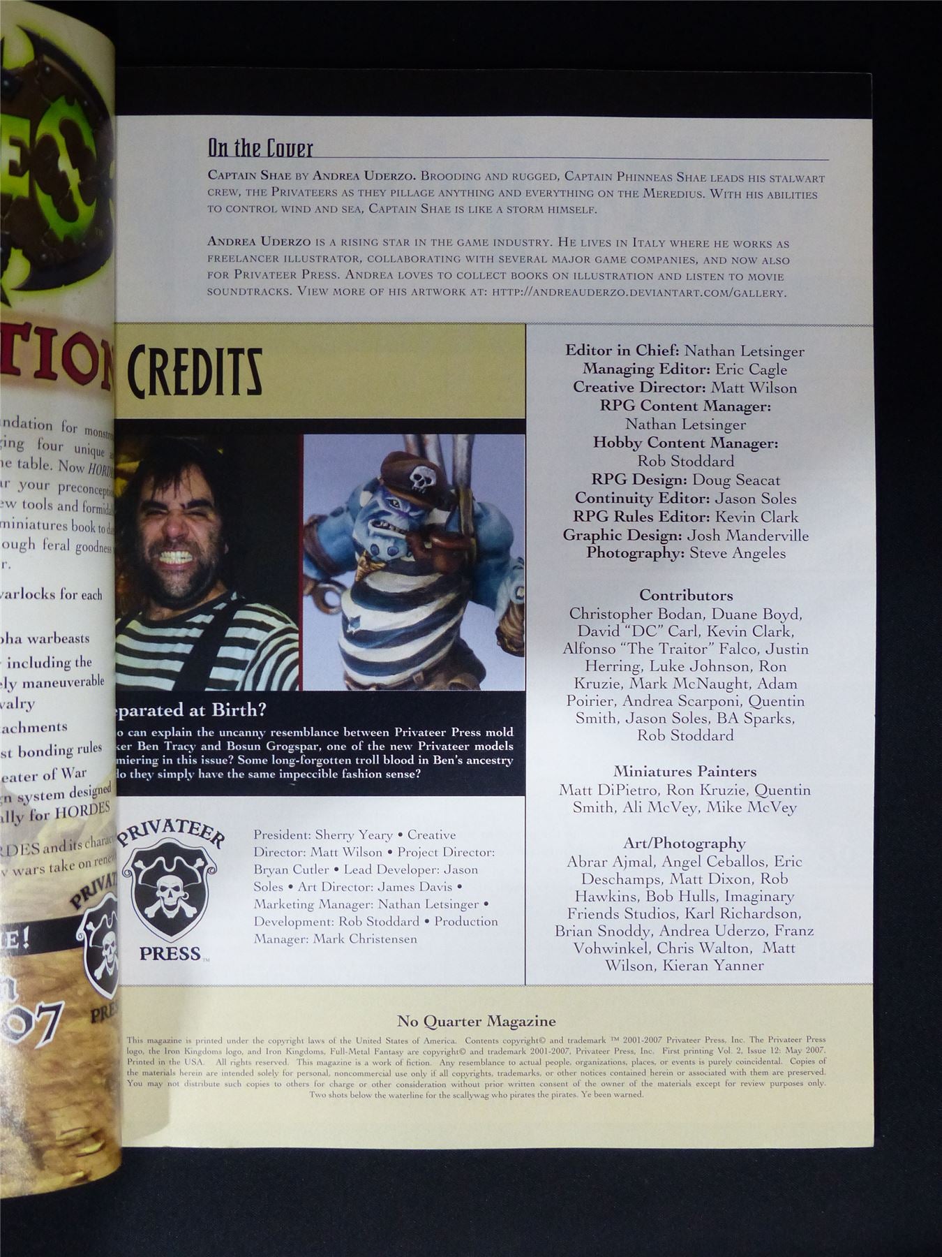 No Quarter Magazine #12 - Privateer Press
