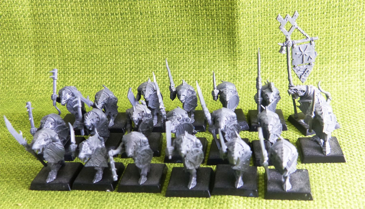 Old World - Skaven Clanrats x 20 Plastic models - Warhammer AoS 40k #EI