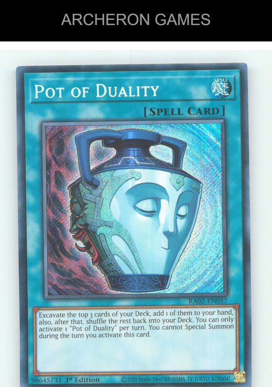 Pot of Duality (Secret Rare) SEC YUGIOH Card 1st Edition