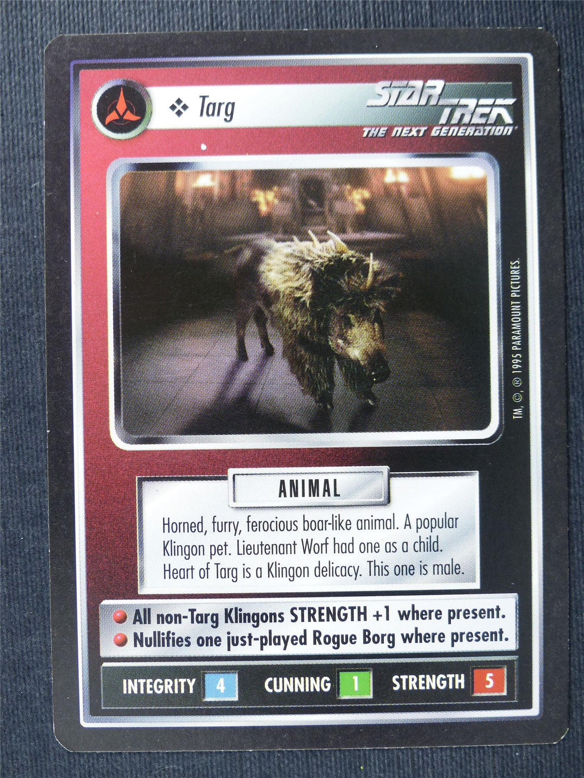 Targ - NG - Star Trek Cards #SG