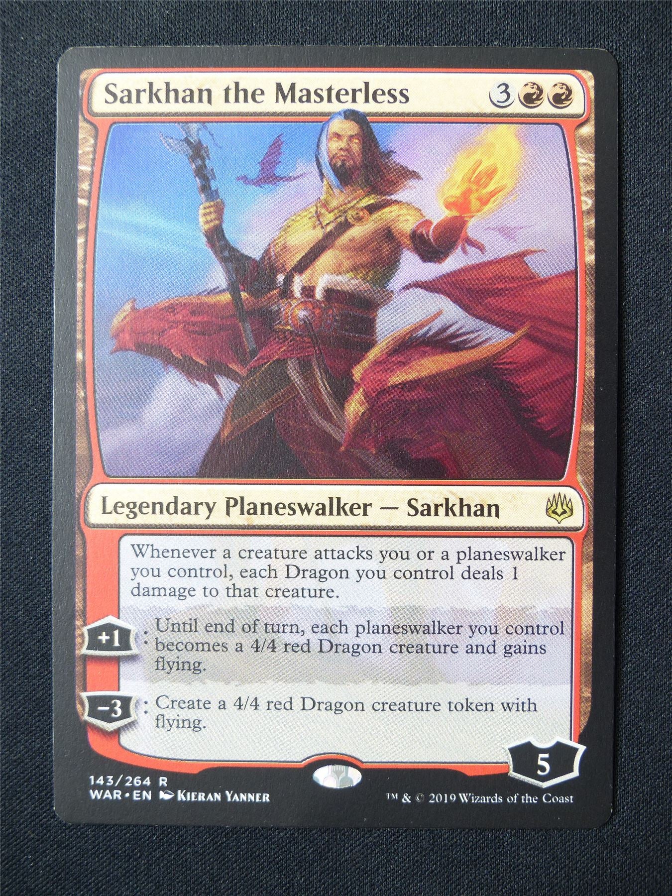 Sarkhan the Masterless - WAR - Mtg Card #5CC