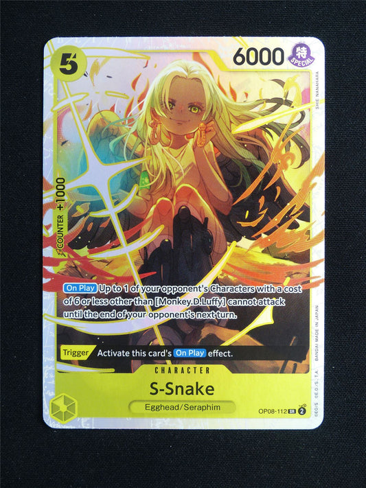 S-Snake OP08-112 SR Foil - One Piece Card #21P
